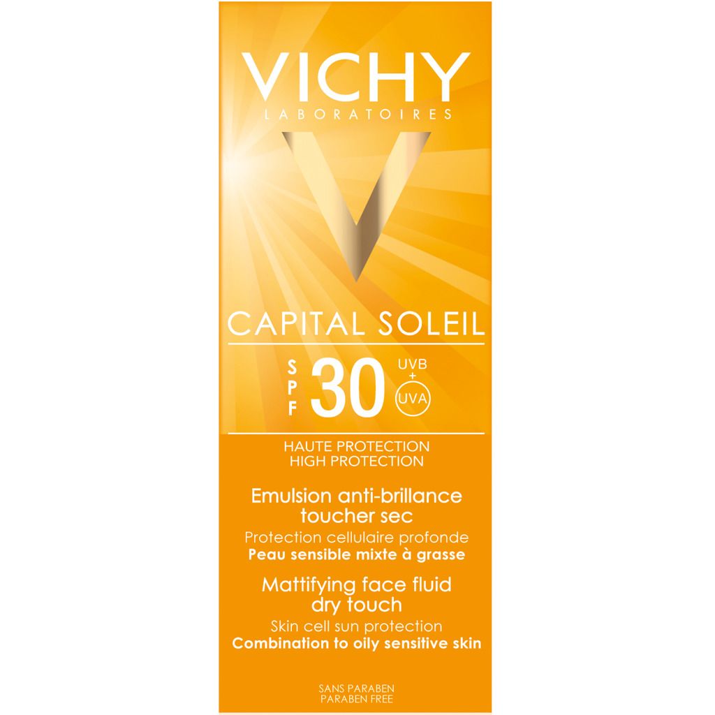 Vichy Capital Ideal Soleil Dry Touch SPF30 эмульсия матирующая, эмульсия для наружного применения, 50 мл, 1 шт.