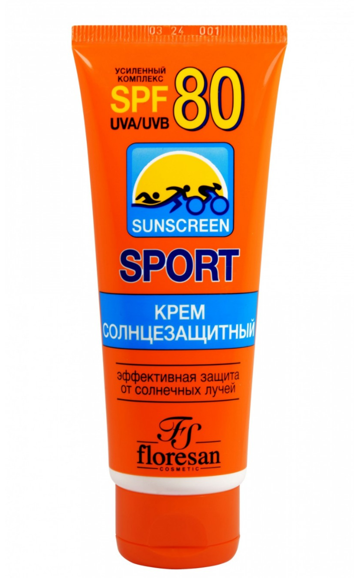 фото упаковки Floresan Sport Крем солнцезащитный SPF80