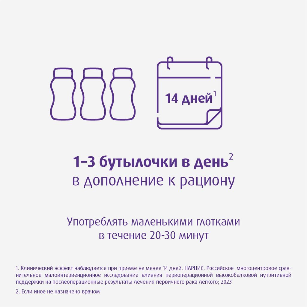 Nutridrink compact protein, лечебное диетическое высокобелковое питание, со вкусом ванили, 125 мл, 4 шт.