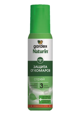 фото упаковки Gardex naturin Спрей от комаров