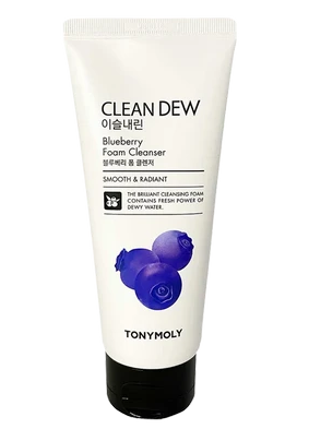фото упаковки TonyMoly Clean Dew Blueberry Foam Cleanser Очищающая пенка