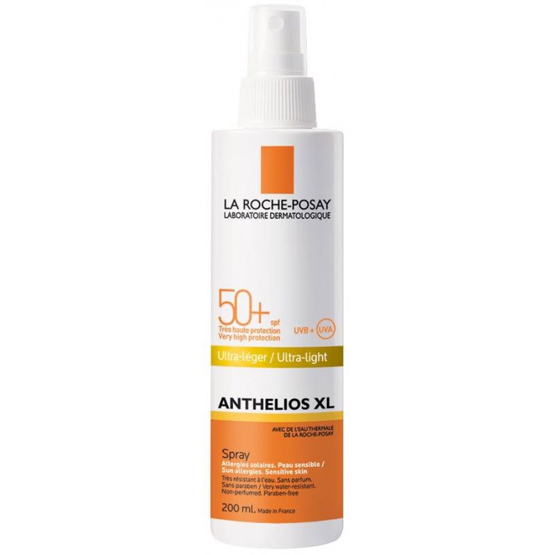 фото упаковки La Roche-Posay Anthelios XL SPF50+ спрей солнцезащитный для лица и тела