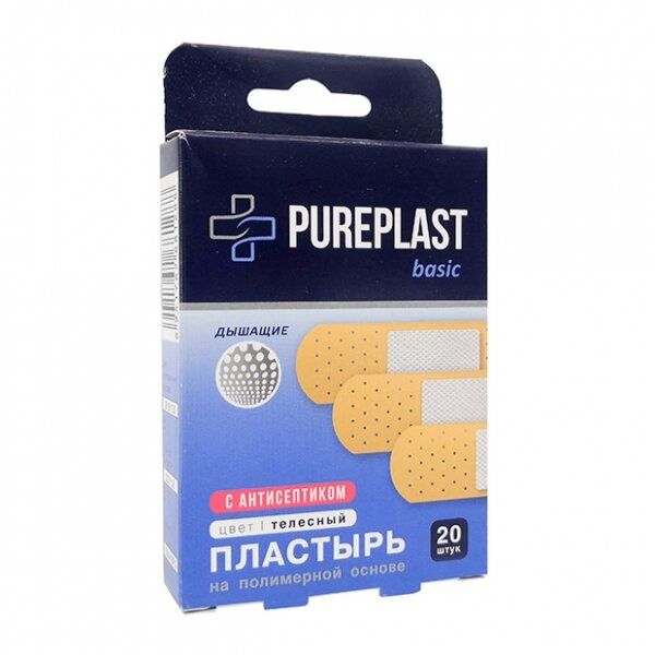 фото упаковки Pureplast Basic пластырь бактерицидный