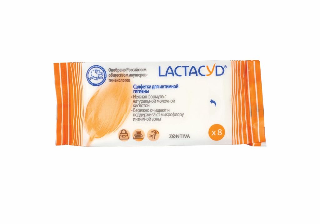 фото упаковки Lactacyd Салфетки для интимной гигиены