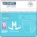 Yokosun Подгузники для взрослых, M, 75-112 см, 7 капель, 10 шт.
