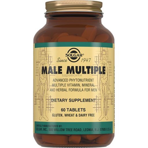 Solgar Мультивитаминный и минеральный комплекс для мужчин, 2090 мг, таблетки, 60 шт.