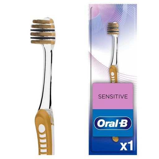 Oral-B Зубная щетка Sensitive Бережное очищение, щетка зубная, экстра мягкая, 1 шт.