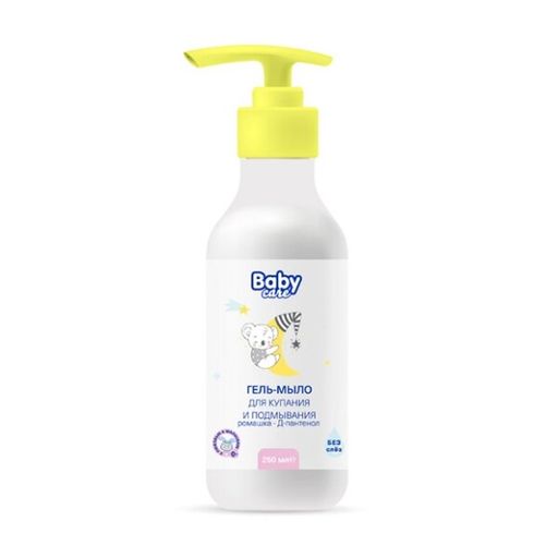 Baby Care Гель-мыло для купания, с экстрактом ромашки и Пантенолом, 250 мл, 1 шт.