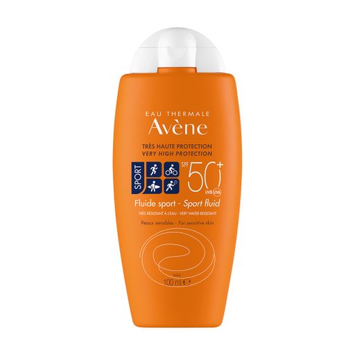 Avene Солнцезащитный флюид спорт SPF50+, 100 мл, 1 шт.