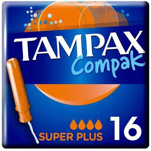 Tampax Compak super plus тампоны с аппликатором, 16 шт.