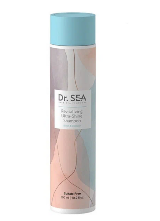 Dr Sea Восстанавливающий шампунь для ультраблеска, шампунь, с биотином и коллагеном, 300 мл, 1 шт.